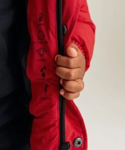 Baker By Ted Baker Shower Resistant Red Padded Coat -Baker by Ted Baker shop unnamed file 479 scaled