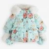 Baker By Ted Baker Mint Green Floral Coat