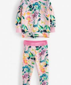 Baker By Ted Baker Pink Floral Sweat Set -Baker by Ted Baker shop unnamed file 5 scaled
