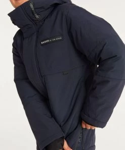 Baker By Ted Baker Shower Reistant Navy Parka Coat -Baker by Ted Baker shop unnamed file 519 scaled