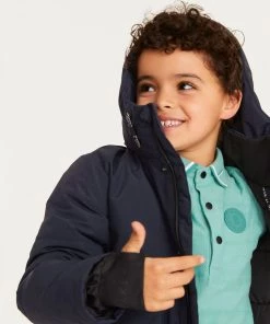 Baker By Ted Baker Shower Reistant Navy Parka Coat -Baker by Ted Baker shop unnamed file 524 scaled