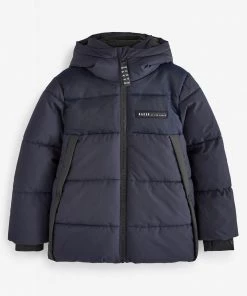 Baker By Ted Baker Shower Resistant Padded Coat Red