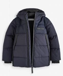 Baker By Ted Baker Shower Resistant Padded Coat Red -Baker by Ted Baker shop unnamed file 541 scaled