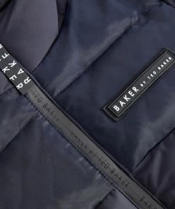 Baker By Ted Baker Shower Resistant Padded Coat Red -Baker by Ted Baker shop unnamed file 543 scaled