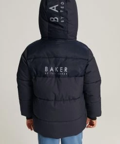 Baker By Ted Baker Shower Resistant Padded Coat Red -Baker by Ted Baker shop unnamed file 545 scaled