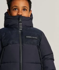 Baker By Ted Baker Shower Resistant Padded Coat Red -Baker by Ted Baker shop unnamed file 546 scaled