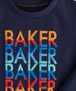 Baker By Ted Baker Navy Blue Graphic T-Shirt -Baker by Ted Baker shop unnamed file 580 scaled