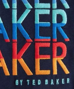 Baker By Ted Baker Navy Blue Graphic T-Shirt -Baker by Ted Baker shop unnamed file 581 scaled