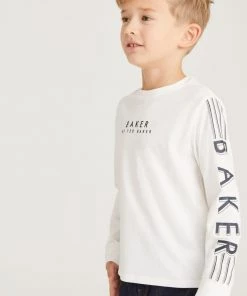 Baker By Ted Baker Long Sleeve T-Shirt Navy