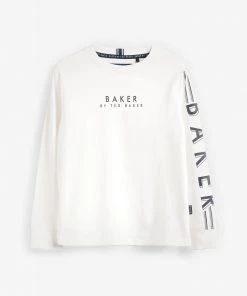 Baker By Ted Baker Long Sleeve T-Shirt Navy -Baker by Ted Baker shop unnamed file 585 scaled