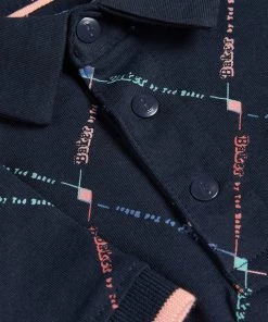 Baker By Ted Baker Argyle Polo Shirt Green -Baker by Ted Baker shop unnamed file 602 scaled