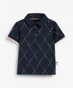 Baker By Ted Baker Argyle Polo Shirt Green -Baker by Ted Baker shop unnamed file 604