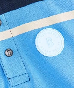 Baker By Ted Baker Blue Colourblock Polo Shirt -Baker by Ted Baker shop unnamed file 624 scaled