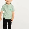 Baker By Ted Baker Green Printed Polo Shirt