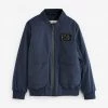 Baker By Ted Baker Navy Blue Harrington Jacket