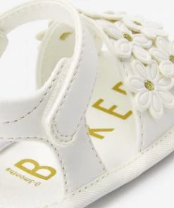 Baker By Ted Baker White Flower Sandals -Baker by Ted Baker shop unnamed file 683 scaled