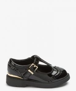 Baker By Ted Baker Black T-Bar Shoes -Baker by Ted Baker shop unnamed file 729