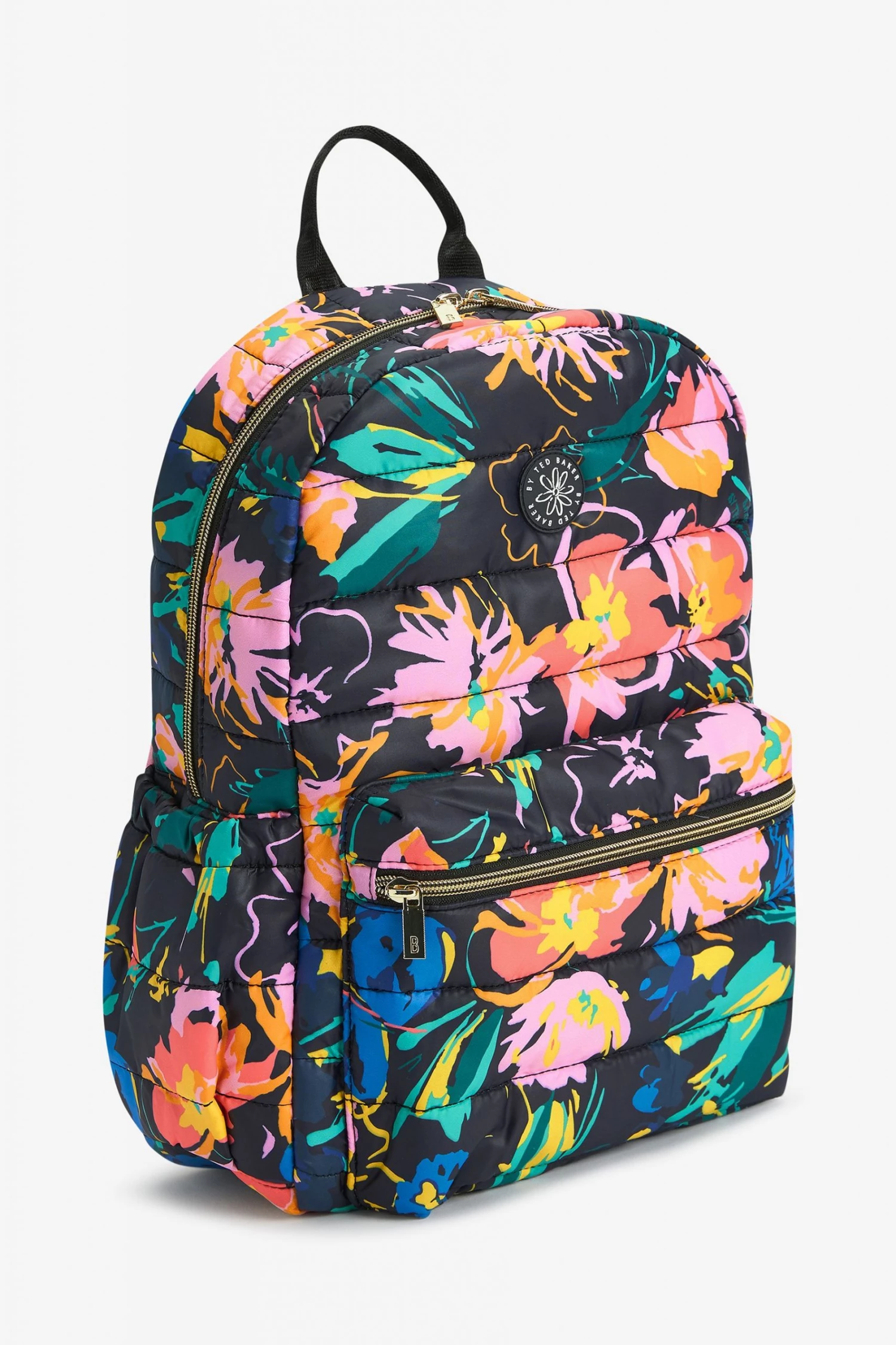 Baker By Ted Baker Navy BTS Printed Backpack 4 Baker By Ted Baker Navy BTS Printed Backpack - Image 4