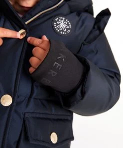 Baker By Ted Baker Navy Frill Parka Coat -Baker by Ted Baker shop unnamed file 786 scaled