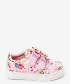 Baker By Ted Baker Floral Bow Trainers Pink
