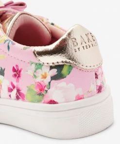 Baker By Ted Baker Floral Bow Trainers Pink -Baker by Ted Baker shop unnamed file 795 scaled