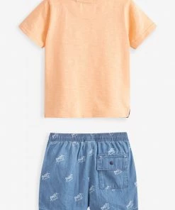Baker By Ted Baker T-Shirt And Chambray Shorts Set -Baker by Ted Baker shop unnamed file 80 scaled