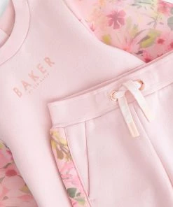 Baker By Ted Baker Pink Organza Sweatshirt And Joggers Set -Baker by Ted Baker shop unnamed file 803 scaled
