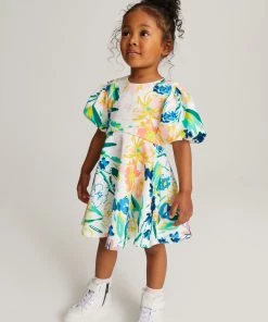 Baker By Ted Baker White Floral Scuba Dress