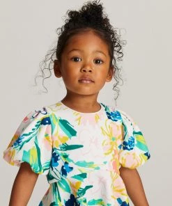 Baker By Ted Baker White Floral Scuba Dress -Baker by Ted Baker shop unnamed file 810 scaled