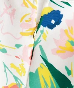 Baker By Ted Baker White Floral Scuba Dress -Baker by Ted Baker shop unnamed file 816 scaled