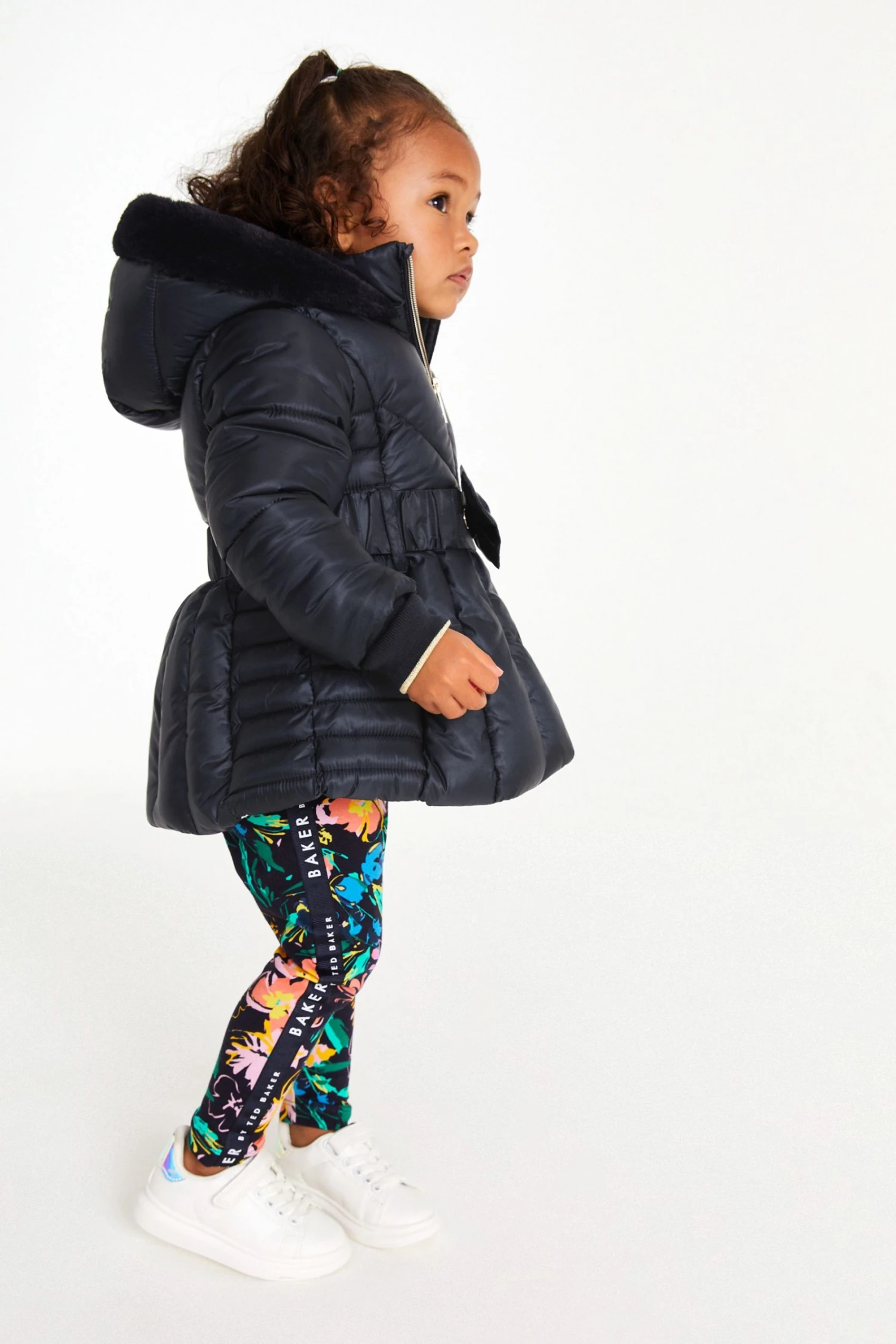 Baker By Ted Baker Navy Blue Coat 3 Baker By Ted Baker Navy Blue Coat - Image 3