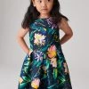 Baker By Ted Baker Navy Floral Scuba Dress