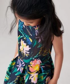 Baker By Ted Baker Navy Floral Scuba Dress -Baker by Ted Baker shop unnamed file 841 scaled