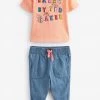Baker By Ted Baker Pink Graphic T-Shirt Set