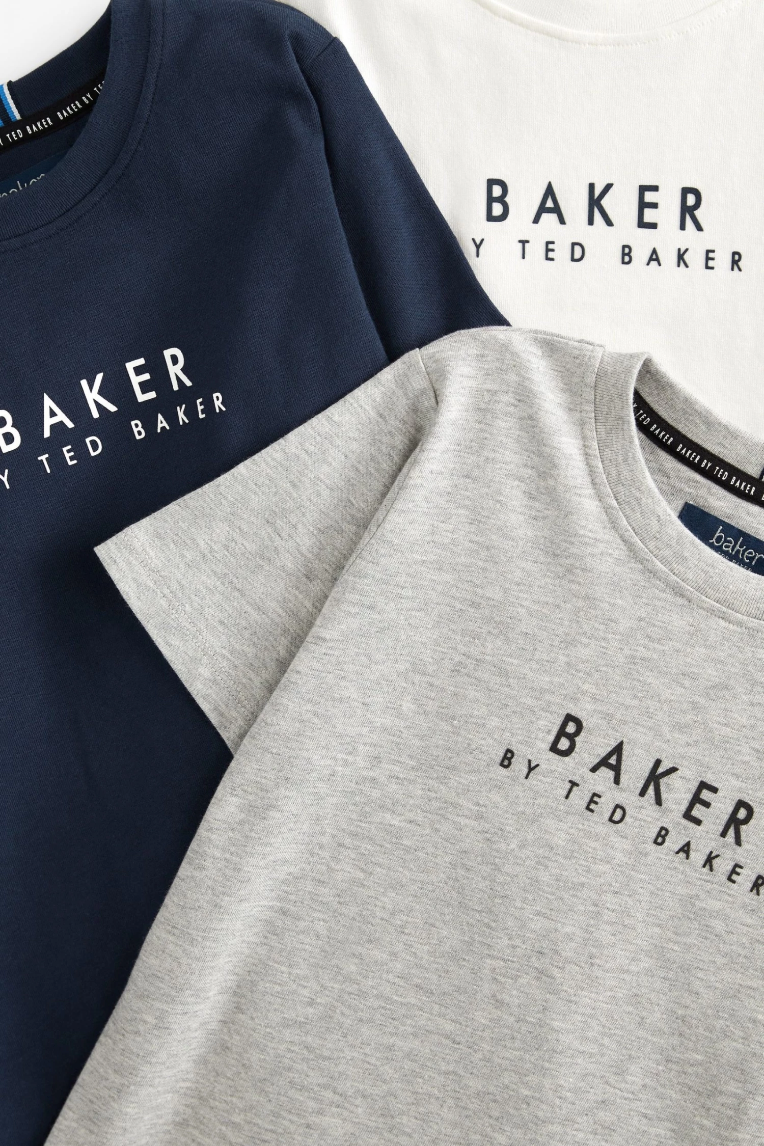 Baker By Ted Baker Navy/Grey T-Shirts 3 Pack 6 Baker By Ted Baker Navy/Grey T-Shirts 3 Pack - Image 6