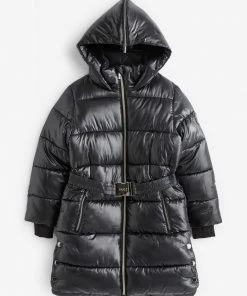 Baker By Ted Baker Black High Shine Coat