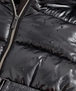 Baker By Ted Baker Black High Shine Coat -Baker by Ted Baker shop unnamed file 859 scaled