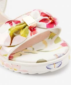 Baker By Ted Baker White Floral Platform Sandals -Baker by Ted Baker shop unnamed file 865 scaled