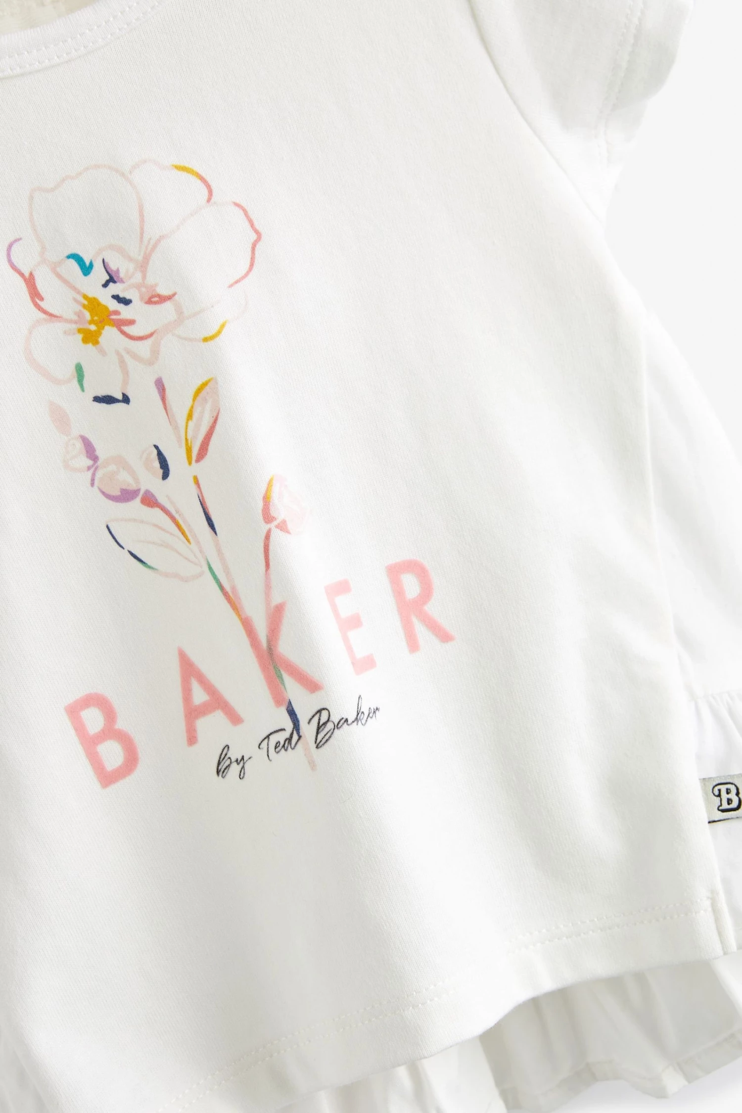 Baker By Ted Baker Woven Mix T-Shirt And Leggings Set 3 Baker By Ted Baker Woven Mix T-Shirt And Leggings Set - Image 3