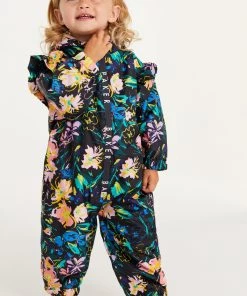 Baker By Ted Baker Navy Fleece Lined Puddlesuit