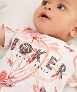 Baker By Ted Baker Printed Romper And Hat Set -Baker by Ted Baker shop unnamed file 938 scaled