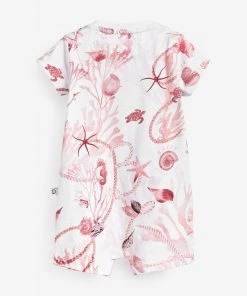 Baker By Ted Baker Printed Romper And Hat Set -Baker by Ted Baker shop unnamed file 944 scaled
