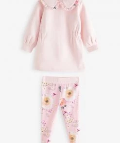 Baker By Ted Baker Pink Longline Sweater And Leggings Set -Baker by Ted Baker shop unnamed file 955