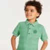 Baker By Ted Baker Green Textured Polo Shirt