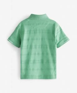 Baker By Ted Baker Green Textured Polo Shirt -Baker by Ted Baker shop unnamed file 975 scaled