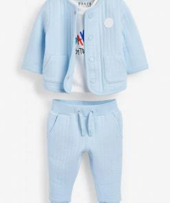 Baker By Ted Baker Blue Quilted 3 Piece Set