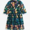 Baker By Ted Baker Navy Chiffon Tier Dress