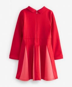 Baker By Ted Baker Red Collar Dress -Baker by Ted Baker shop unnamed file 995 scaled