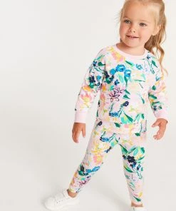 Baker By Ted Baker Pink Floral Sweat Set